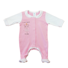 Asti Hosszú ujjú vékony pamut rugdalózó A család legkisebb Hercegnője mintával rugdalózó