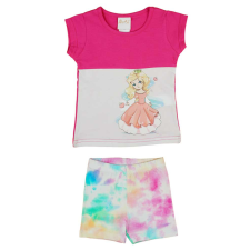 Asti Két részes kislány szett hercegnős mintával babaruha szett