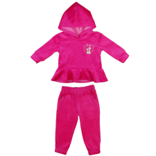 Asti Két részes plüss kislány szabadidő szett cicás mintával babaruha szett