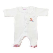 Asti Kislány rugdalózó – Maci mintával, elöl patentos rugdalózó