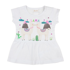 Asti Láma mintás kislány bébi rövid ujjú ruha flitterrel lányka ruha