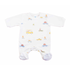 Asti Pamut rugdalózó, vékony, Autós mintával rugdalózó