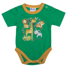 Asti Rövid ujjú baba body Szafari mintával kombidressz, body