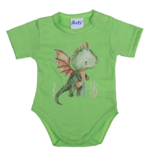 Asti Rövid ujjú baba body vagány Sárkány mintával kombidressz, body