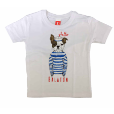 Asti Rövid ujjú Balatonos póló Kutyussal gyerek póló