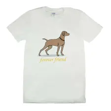 Asti Rövid ujjú férfi póló vizsla mintával férfi póló