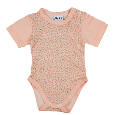Asti Rövid ujjú mintás kislány baba body kombidressz, body
