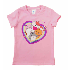 Asti Rövid ujjú póló, Cica mintával