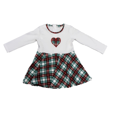 Asti Szivecskés mintával hímzett hosszú ujjú kislány ruha lányka ruha