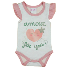 Asti Ujjatlan baba body szívecskés mintával kombidressz, body
