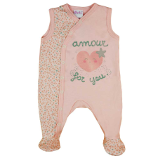 Asti Ujjatlan baba rugdalózó szívecskés mintával rugdalózó