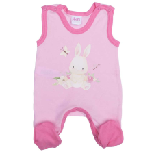 Asti Ujjatlan vékony pamut rugdalózó Nyuszis mintával rugdalózó