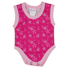 Asti Ujjatlan virágos nyári baba body kombidressz, body