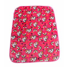 Asti Unikornis mintás wellsoft babatakaró 70x90 cm babaágynemű, babapléd