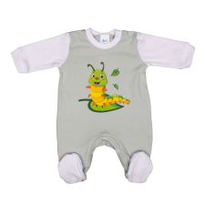 Asti Vékony, pamut rugdalózó Hernyós mintával rugdalózó