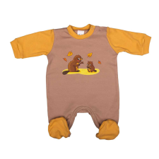 Asti Vékony, pamut rugdalózó Hódos mintával rugdalózó