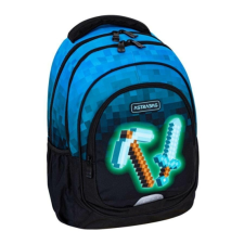 Astra Blue Pixel ergonomikus iskolatáska, hátizsák - 2 rekeszes - 39 cm (502024092) iskolatáska