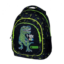 Astra dínós ergonomikus iskolatáska, hátizsák - T-REX Neon iskolatáska