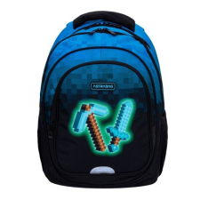 Astra ergonomikus iskolatáska, hátizsák - Blue Pixel iskolatáska