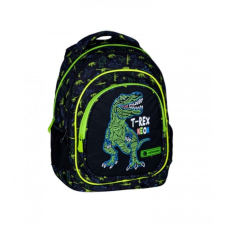 Astra Neon T-REX dinoszauruszos iskolatáska, hátizsák - 3 rekeszes - Astrabag iskolatáska