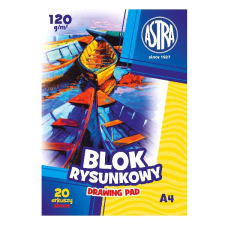 Astra Rajztömb ASTRA PAP A/4 120 gr 20 íves füzet