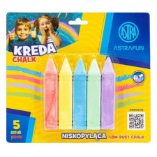 Astra Táblakréta ASTRA FUN jumbo szögletes hegyezett 5 szín/bliszter kréta