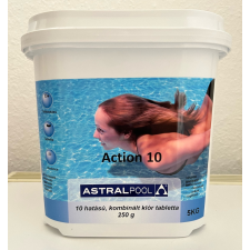 Astralpool Action 10 Medence Fertőtlenítő Tabletta, 5 kg medence kiegészítő