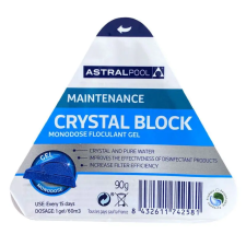  Astralpool Crystal Block (Pool Gel) gél állagú pelyhesítő szkimmerbe medence kiegészítő