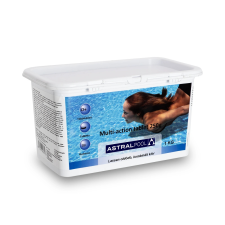 Astralpool Multi-Action lassan oldódó kombinált klór tabletta 1kg medence kiegészítő