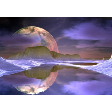  Astru matrica tapéta a tó tükrében, 250 x 150 cm tapéta, díszléc és más dekoráció