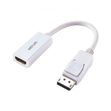Astrum DA210 Display Port - HDMI adapter fehér (aktív) audió/videó kellék, kábel és adapter
