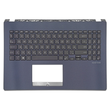 Asus 90NB0NR1-R31HU0 gyári új magyar háttérvilágított fekete laptop billentyűzet + sötétkék felső fedél laptop alkatrész