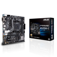 Asus Alaplap AM4 PRIME A520M-E/CSM AMD A520, mATX alaplap