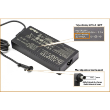 Asus Asus 20V 6A 120W gyári új töltő (4,5mmx3mm) (0A001-00860300) asus notebook hálózati töltő