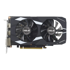 Asus Dual GeForce GTX 1650 4GB EVO - OC Edition - graphics card - GF GTX 1650 - 4 GB - black, silver (90YV0EZD-M0NA00) videókártya