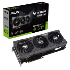Asus GeForce RTX 4060 Ti 8GB GDDR6 TUF Gaming OC (TUF-RTX4060TI-O8G-GAMING) videókártya
