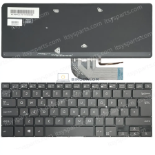 Asus PRO B9440U, PRO B9440UA gyári billentyűzet (UK kiosztás, fekete) laptop alkatrész