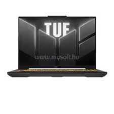 Asus TUF Gaming F16 FX607JU-N3073W (Mecha Gray) + TYPE-C hálózati adapter | Intel Core i7-13650HX | 32GB DDR5 | 500GB SSD | 0GB HDD | 16" matt | 1920X1200 (WUXGA) | nVIDIA GeForce RTX 4050 6GB | W11 HOME laptop
