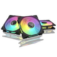 Asus TUF Gaming TR120 Reverse 120mm PWM ARGB Ventillátor - Fekete (3db/csomag) hűtés