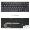 Asus ZenBook Flip S UX370, UX370UA, Q325UA gyári billentyűzet (ES kiosztás, háttérvilágítással, szürke)