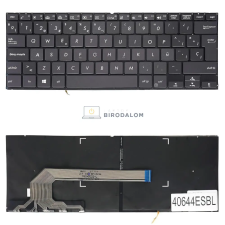Asus ZenBook Flip S UX370, UX370UA, Q325UA gyári billentyűzet (ES kiosztás, háttérvilágítással, szürke) laptop alkatrész