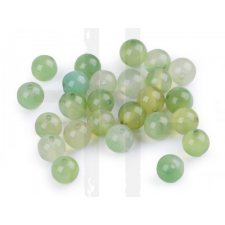  Ásványi Chalcedon szintetikus zöld - 12 db/csomag dekorációs kellék