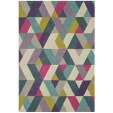  ASY Funk szőnyeg 120x170cm 02 Chevron kék zöld lakástextília