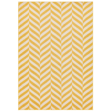  ASY Muse 160x230cm Yellow Chevron Rug MU08 szőnyeg lakástextília