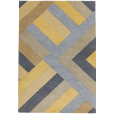  ASY Reef szőnyeg 160x230cm RF02 Big Zig sárga szürke lakástextília