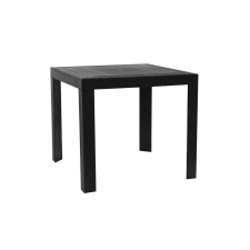  asztal 79x79x72 cm műanyag antracit rattan hatású kerti bútor