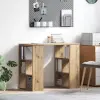  Asztal polcokkal Artisan tölgy 90 x 50 x 75 cm Faanyag
