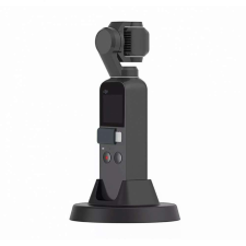 Asztali állvány az Osmo Pocket 2 gimbal töltéséhez, USB-C csatlakozó, fekete sportkamera kellék