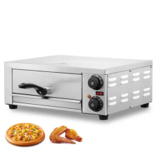  Asztali Elektromos Pizzasütő Állítható Hőfok Időzítő 305 mm 1500 W pizzasütő