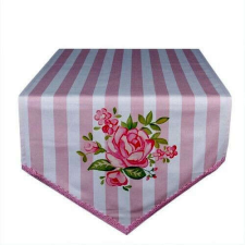 Asztali futó 50x160cm, 100% pamut, Sweet Roses party kellék